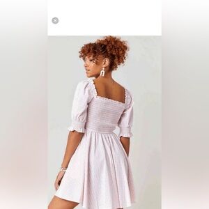 The Athena Nap Dress - Bubblegum Gingham- M